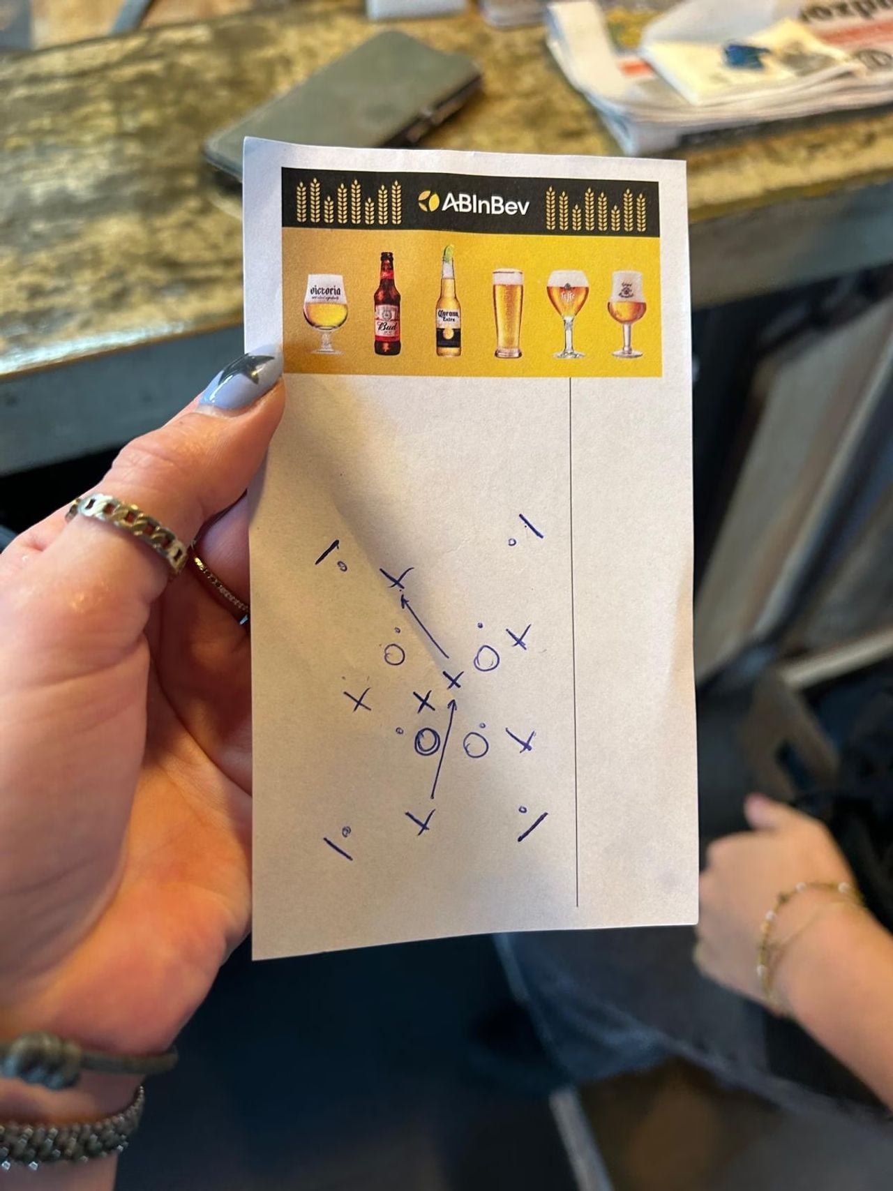 Het achtergebleven briefje (foto: Studio040).