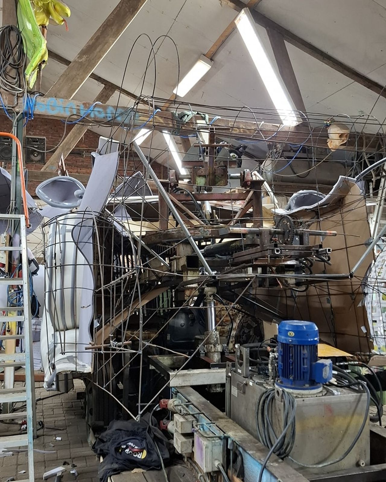 De wagen twee weken terug (foto: Stichting Carnavalsoptocht Etten-Leur).
