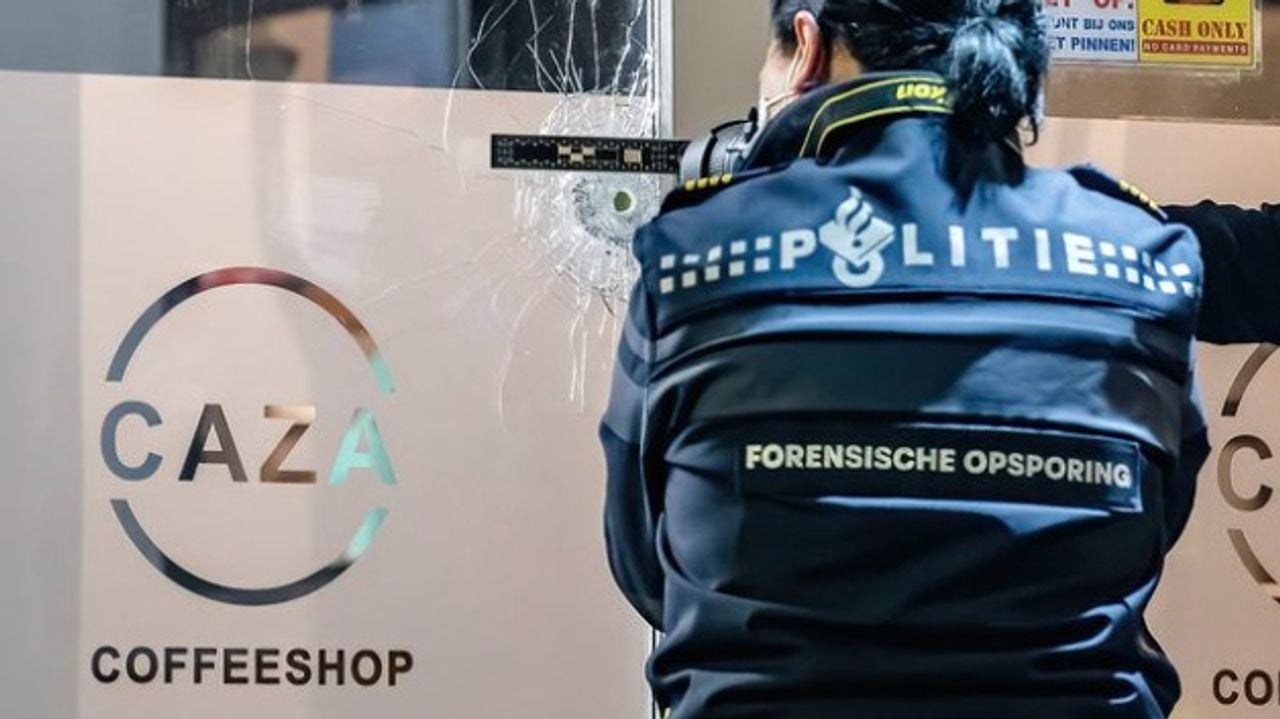 Het kogelgat eind maart 2024 (foto: SQ Vision)