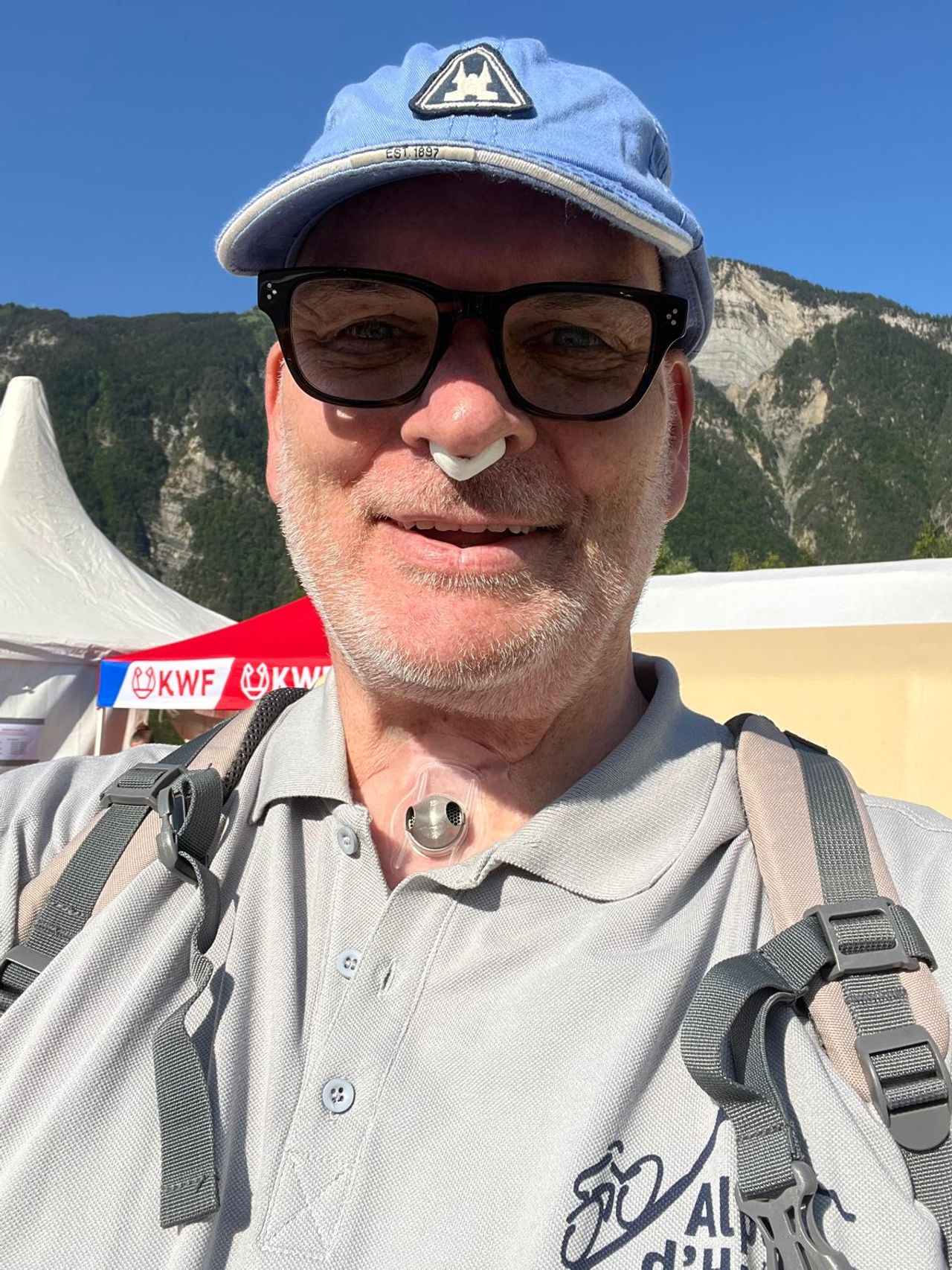 Wicher op de berg (eigen foto). 