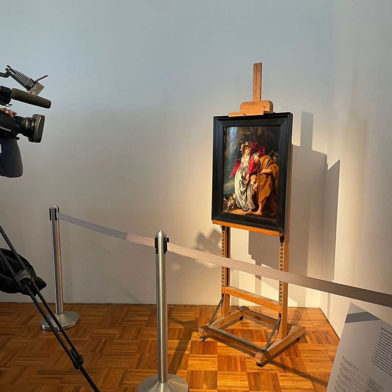 Het schilderij van Jordaens in Mechelen (foto: Melanie Dumay).