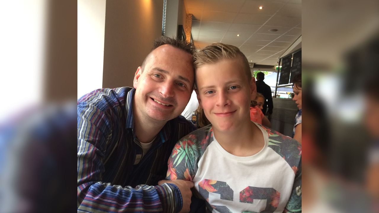 Zoon Duncan en Aron (foto: privéarchief).