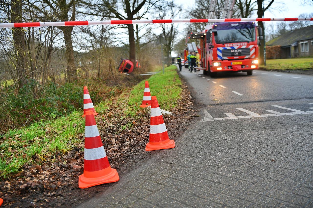 In deze bocht ligt een aantal schrikblokken (foto: Rico Vogels / SQ Vision). 