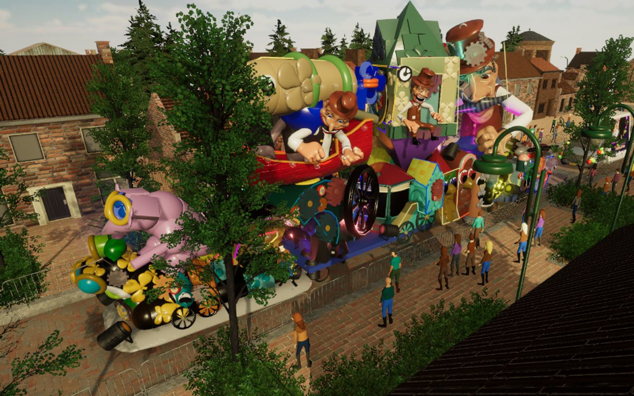 Deze prachtige wagen kun je maken in het spel (beeld: Jeffrey van der Wal).