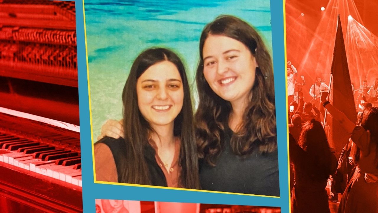 Betül en Bergün staan centraal in de podcast Enkele reis Istanbul (foto: HUMAN)