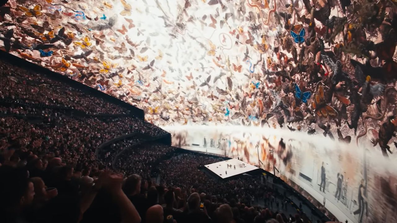 U2 in Sphere Las Vegas (foto: Youtube / U2). 