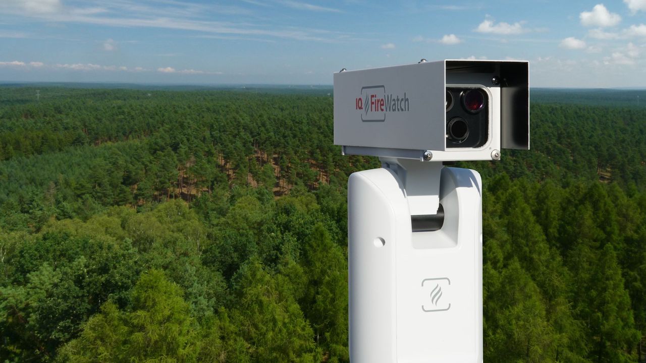 De camera die de Brabantse natuur in de gaten houdt (foto: Erik Peeters).