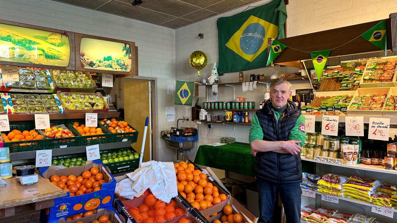 Groenteboer Hans (foto: Bridget Spoor).