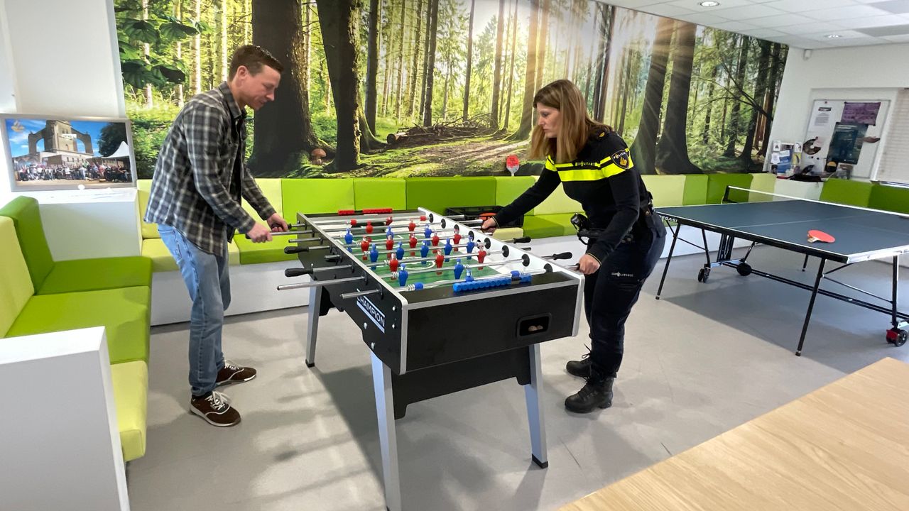 Gijs en zijn baas Cissy (foto: Raymond Merkx).