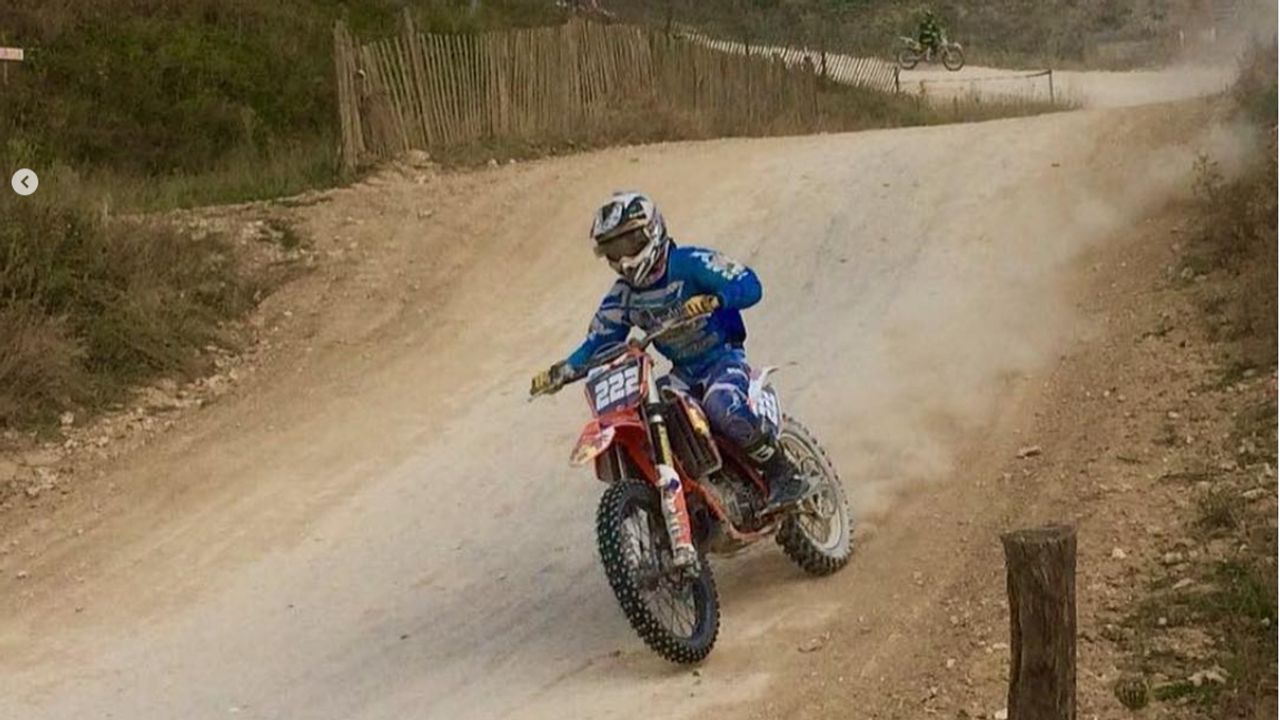 Luco op zijn motor (foto: Luco Hendrikx).