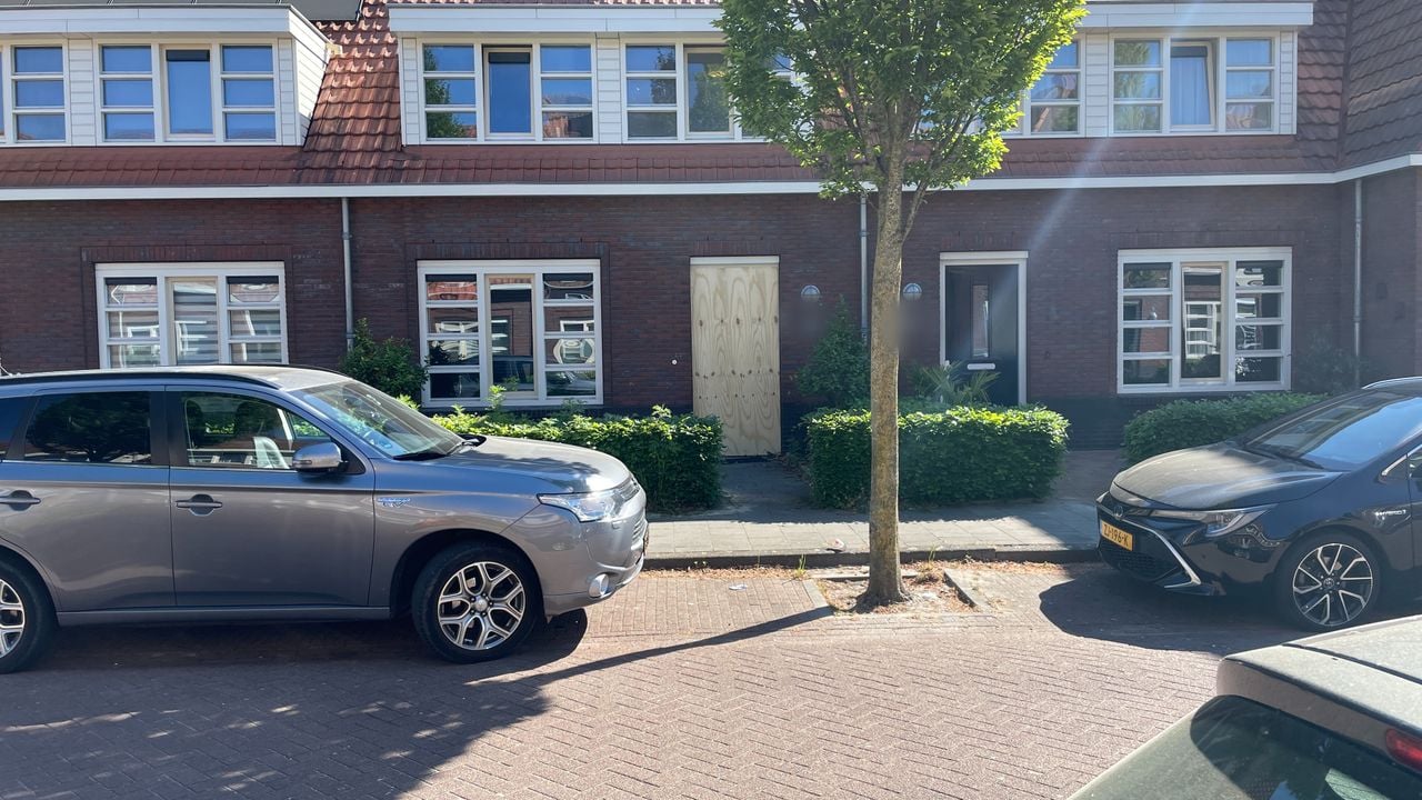 Het huis in de Keldermansstraat (foto: Rene van Hoof)