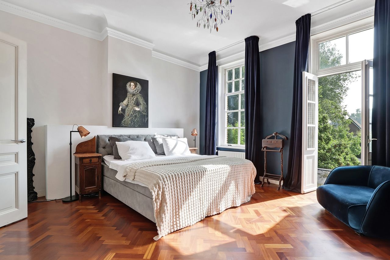 Eén van de slaapkamers (foto: Blinq Lab/Makelaardij Twan Poels).