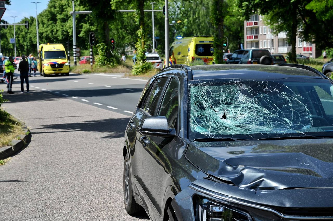 De auto die door rood reed (Foto: Toby de Kort/ Persbureau Heitink.)