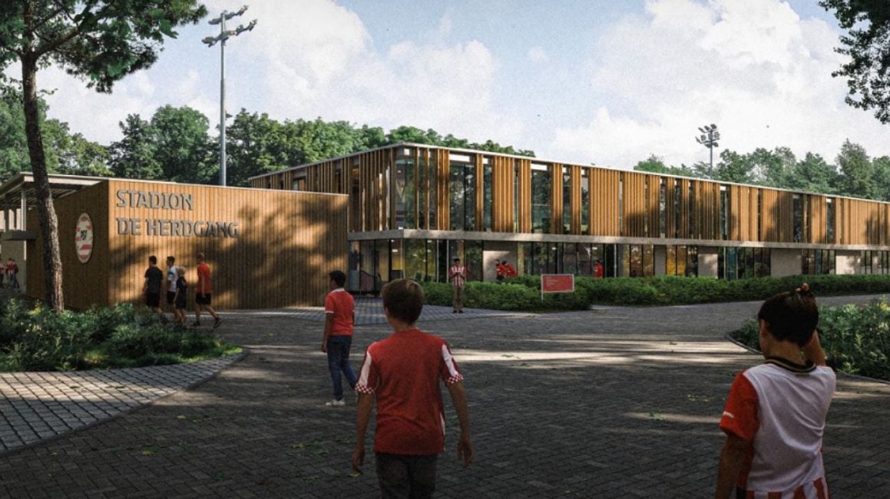 Vernieuwde PSV Campus De Herdgang (foto: A&E Architecten/PSV).