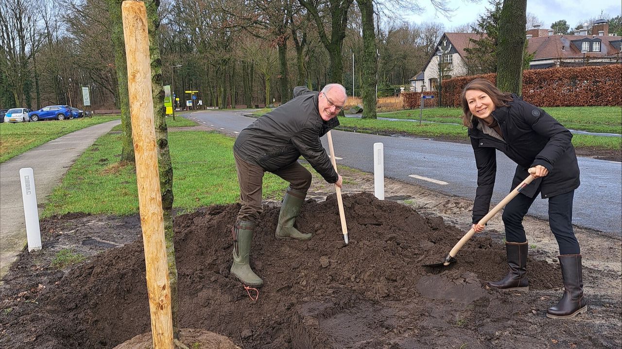 Evelien Kostermans aan het werk (foto: Gemeente Tilburg).