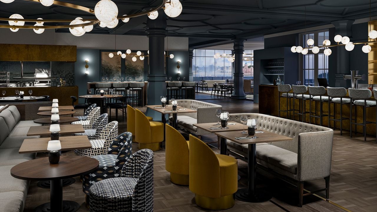 Zo moet het restaurant er straks uit komen te zien (foto: De Efteling).