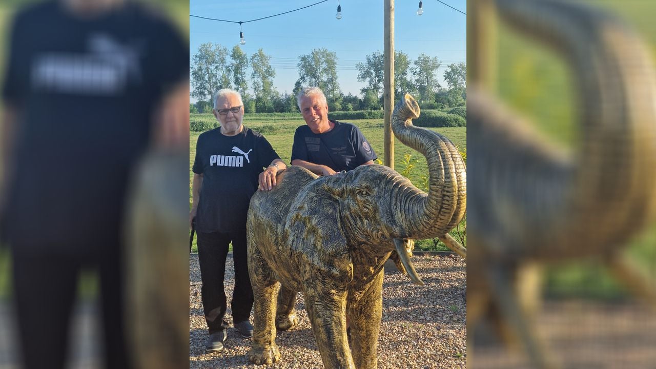 Frank Ferrari en Jack van Raamsdonk op hun laatste foto (foto: Jack van Raamsdonk).