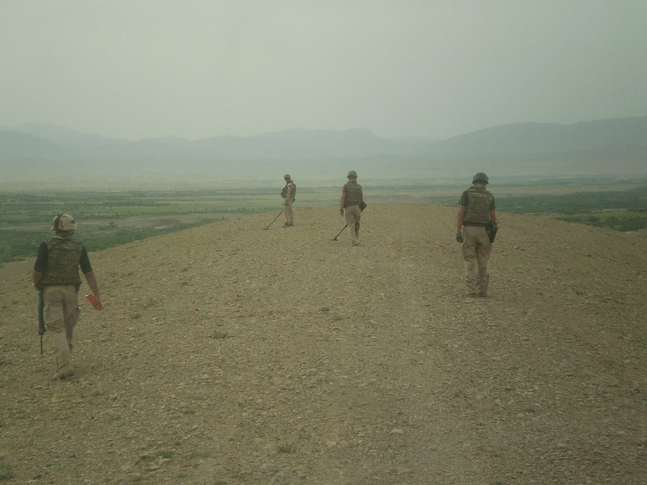 Dave (links) in Afghanistan (eigen foto).