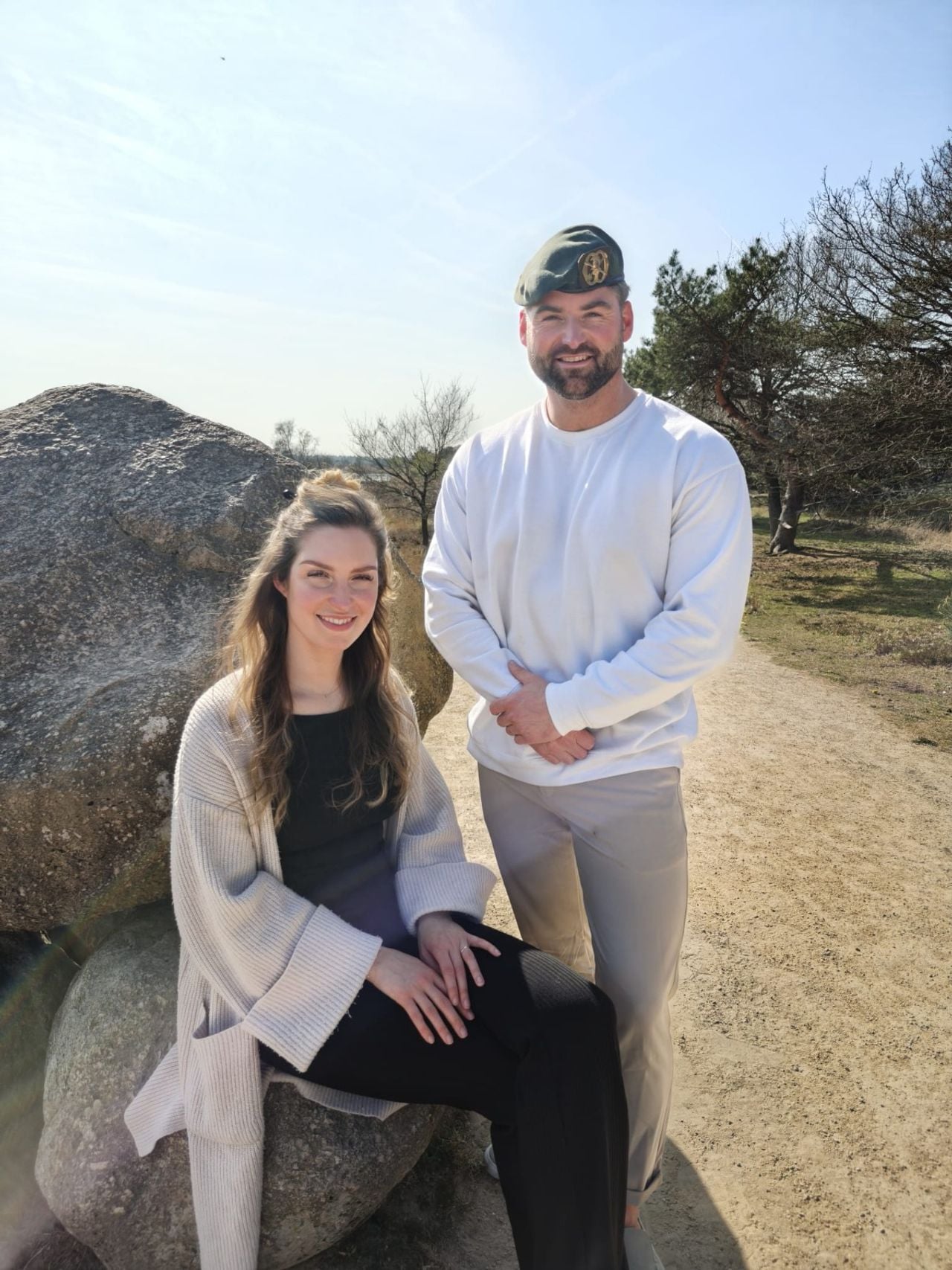 Dave en zijn vrouw (eigen foto).