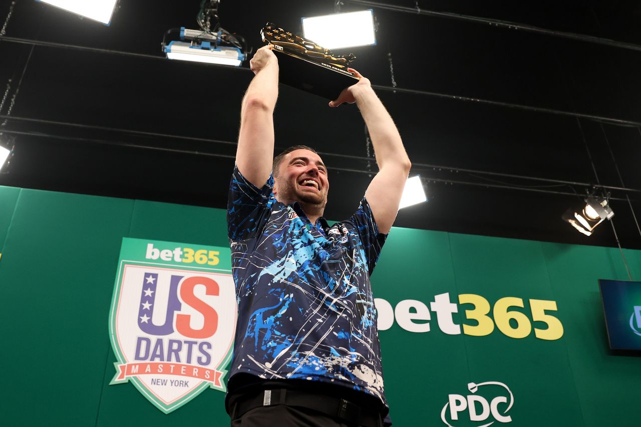 Luke Humphries won de US Darts Masters (foto: Matt Heasley/PDC).
