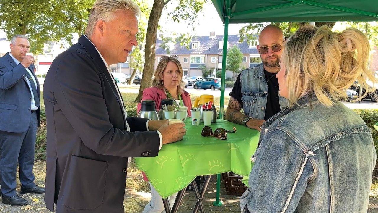 Buurtbewoners kunnen vrijdagochtend in gesprek met de burgemeester (foto: Omroep Brabant).