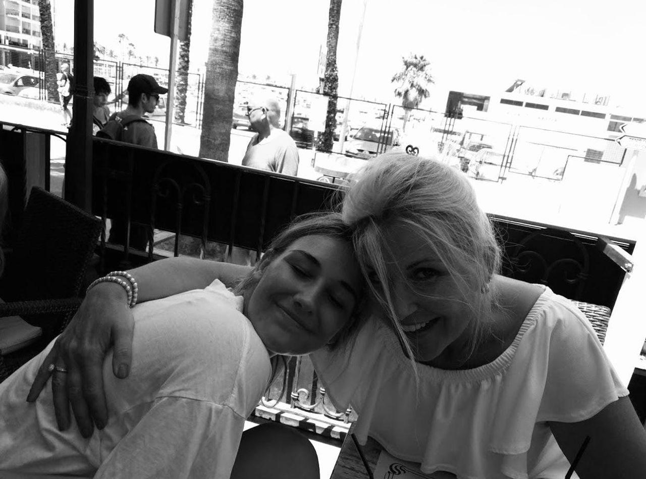 Laura en haar moeder Gea (Foto: Laura van Casteren.)