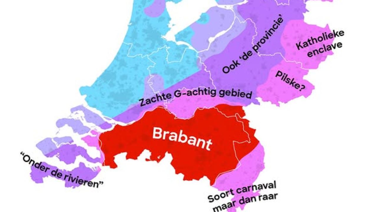 Hoe Brabants zijn andere provincies? (Foto: Geographic.designer).