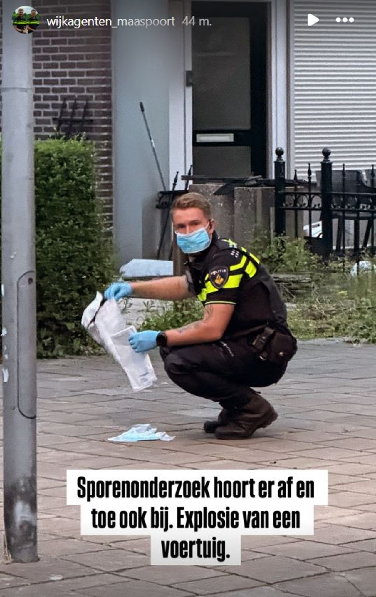 Foto: Instagram wijkagenten Maaspoort.