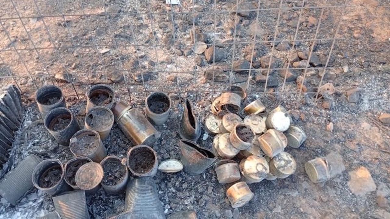 Verbrand dierenvoer (eigen foto).