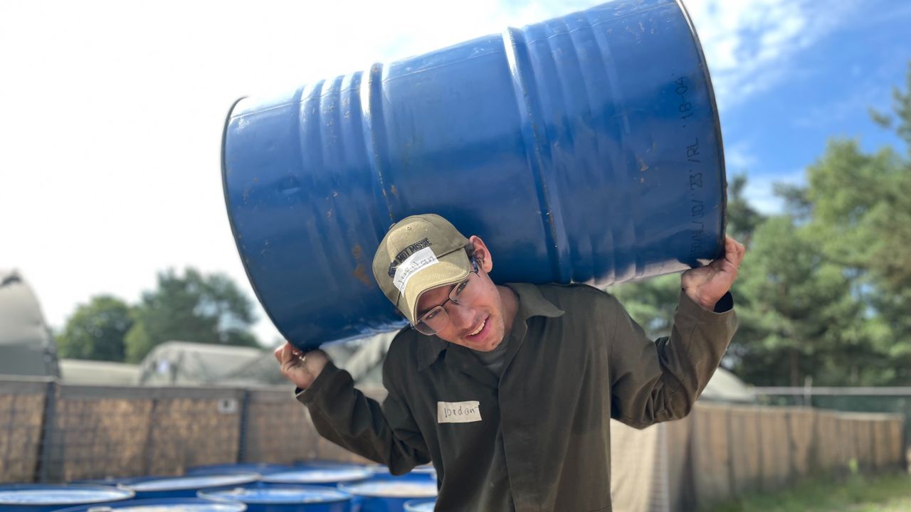 Jordan vond het zwaar, maar is wel tevreden (foto: Raymond Merkx).