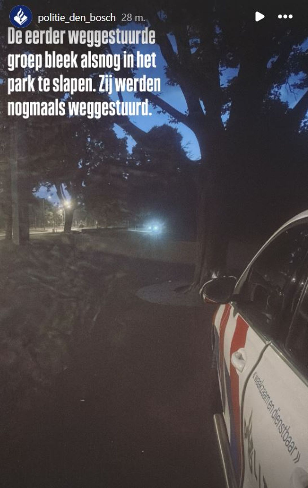 Foto: Instagram politie Den Bosch.