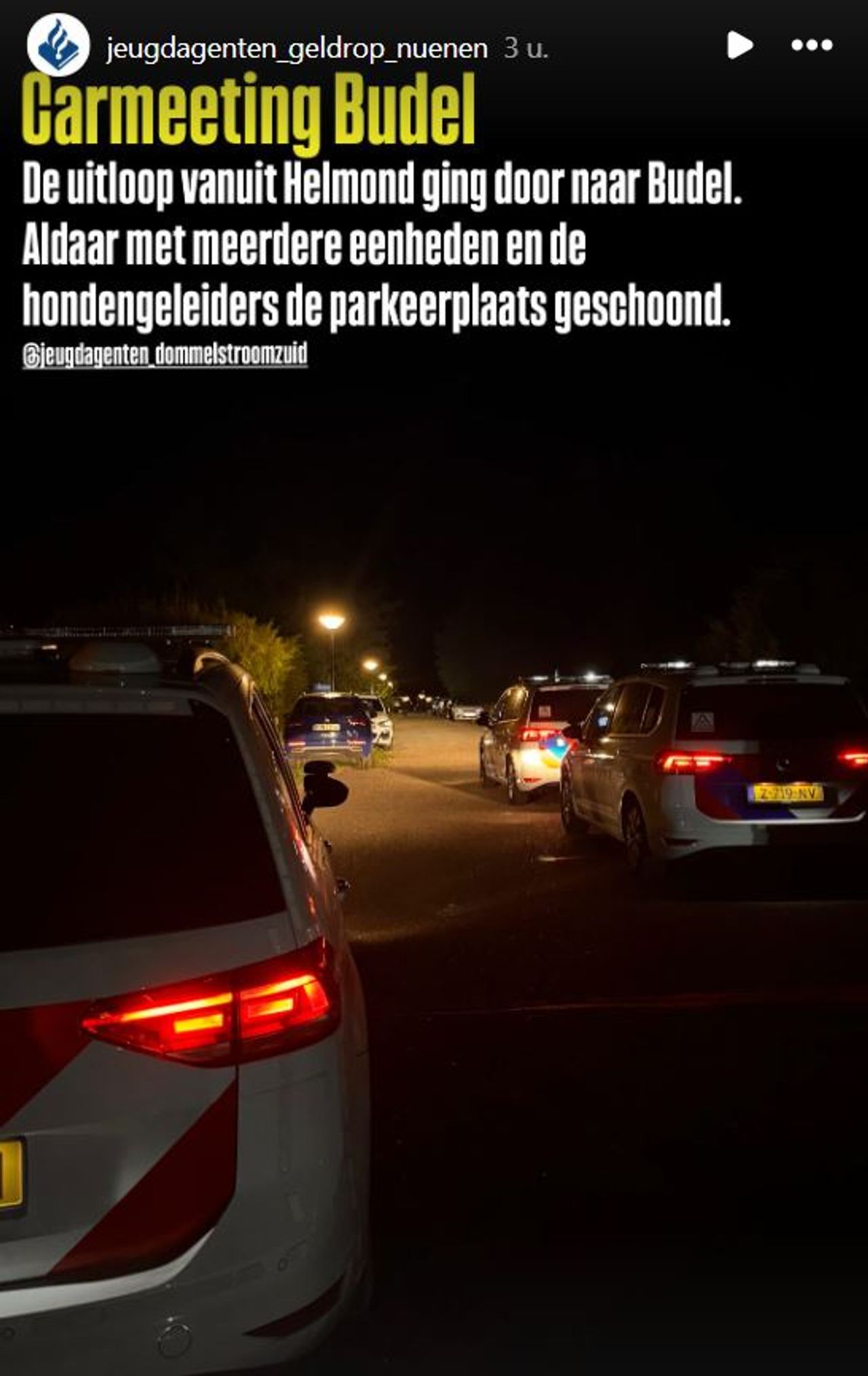 Foto: Instagram jeugdagenten Geldrop-Nuenen.