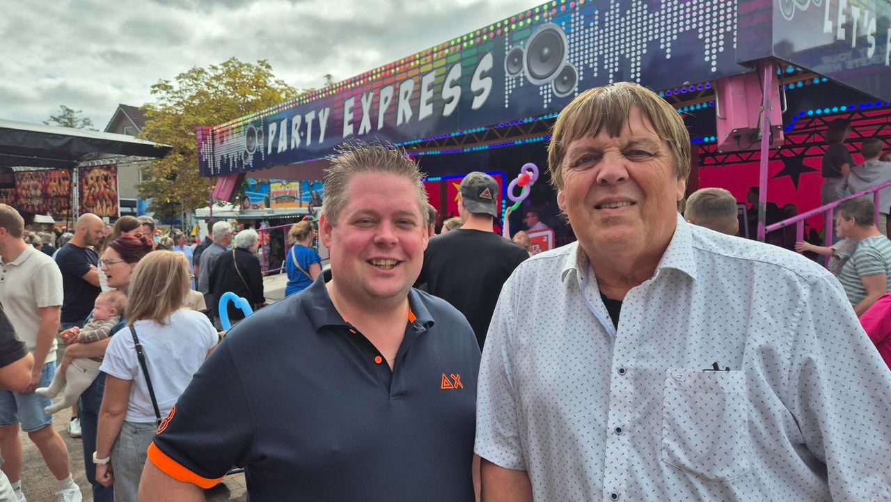 Jaap en Jos van het kermiscomité (foto: Collin Beijk).