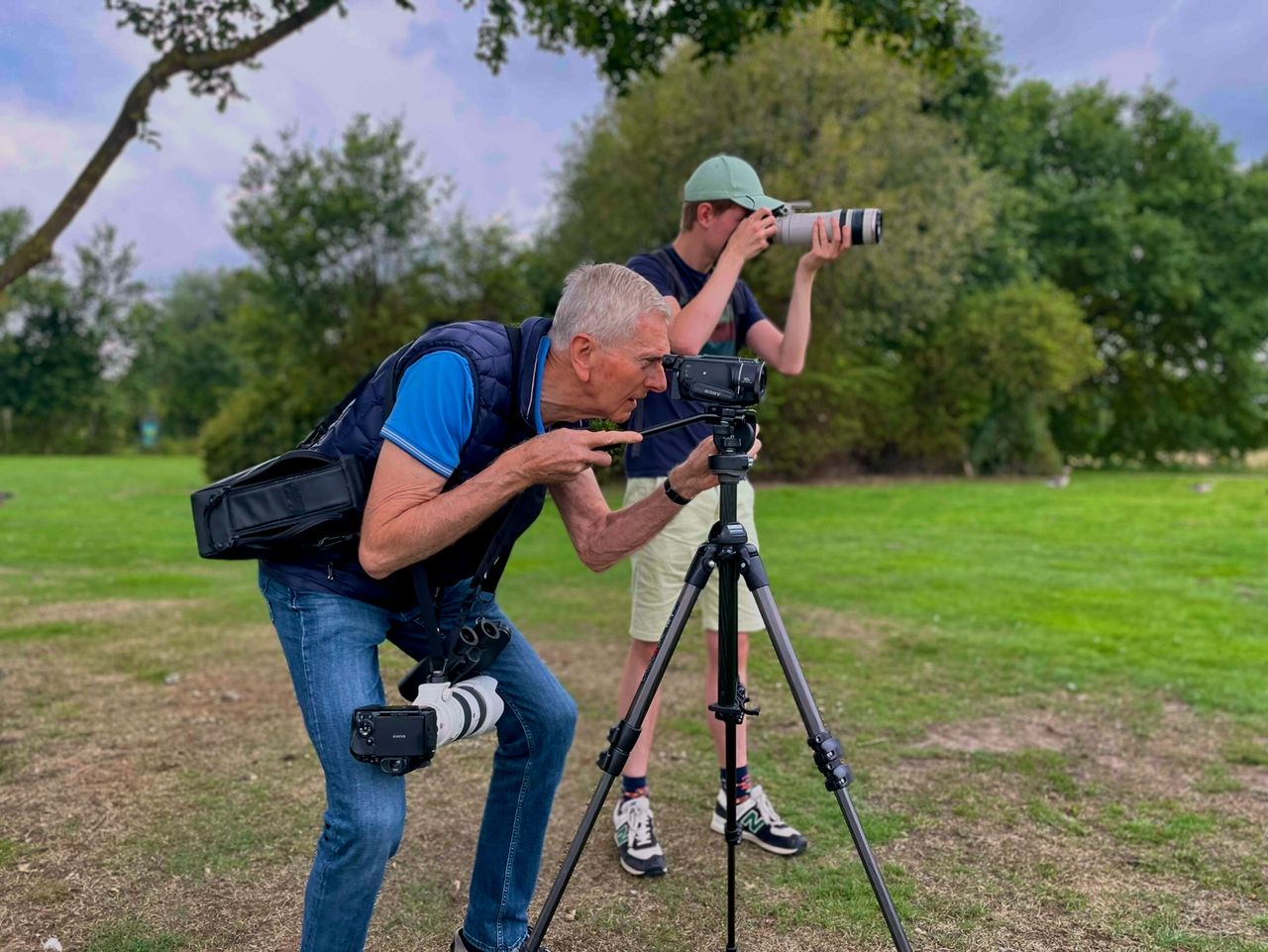 Opperste concentratie bij de spotters (foto: Raymond Merkx).