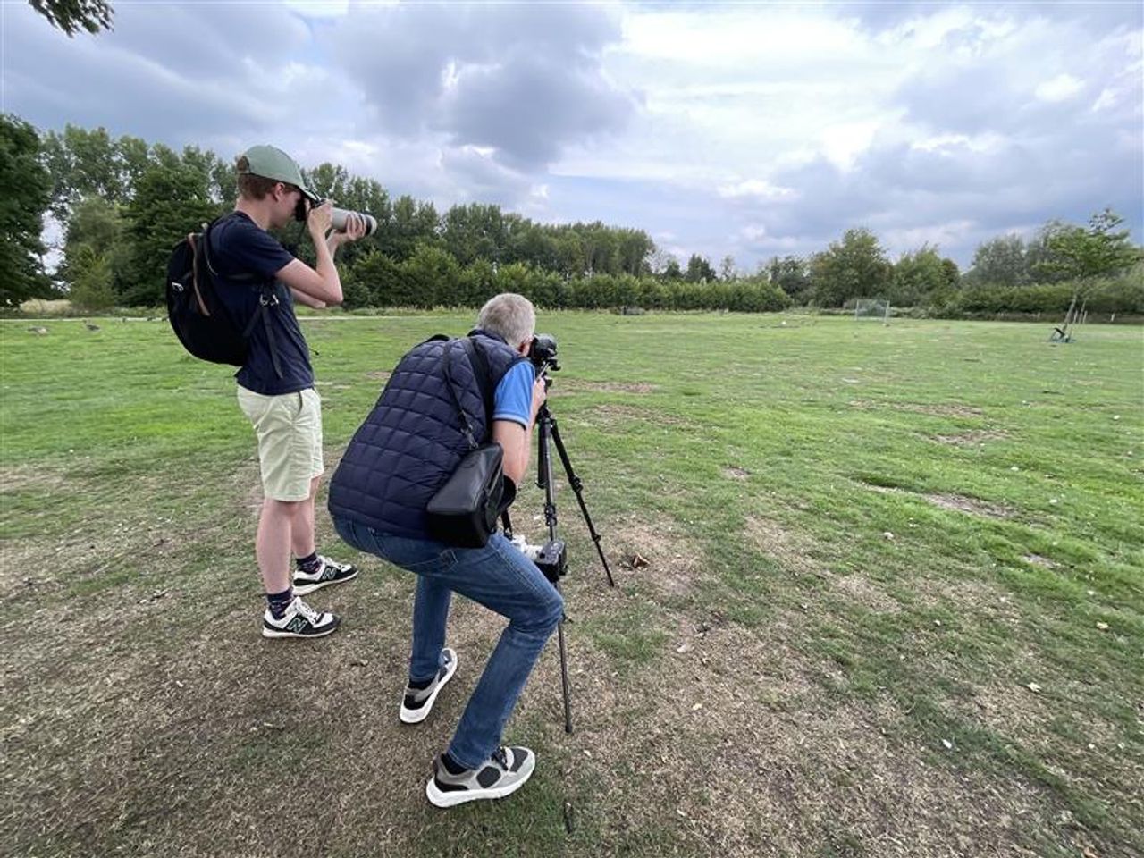 Alles voor het plaatje (foto: Raymond Merkx).