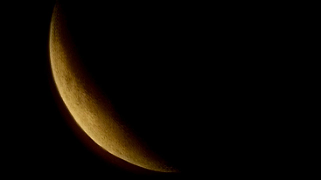 Joey was net op tijd om nog deze foto te maken vanuit Oss (foto: Joey Louwrenssen).