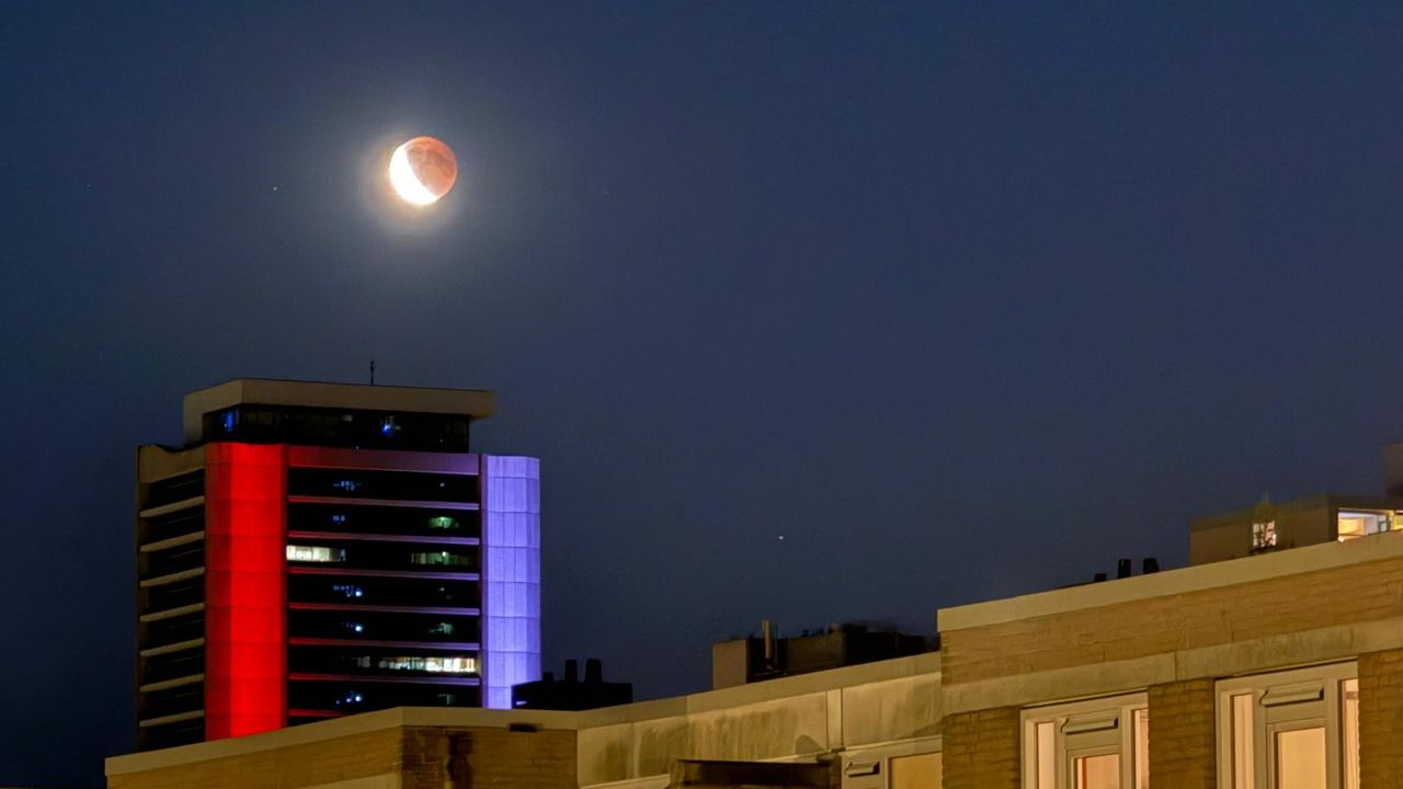 Een prachtig plaatje zo met het provinciehuis in Den Bosch (foto: Thijs Michielsen).