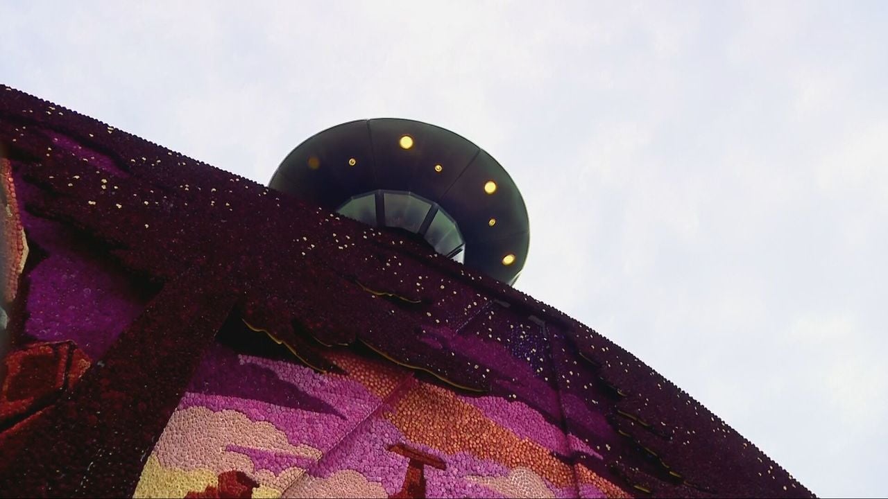 De ufo die maandag 'eindelijk' werkte.