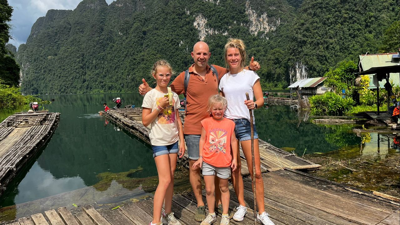 Het gezin vertrekt zonder plan naar de andere kant van de wereld (foto: Lisa Lemmerling).