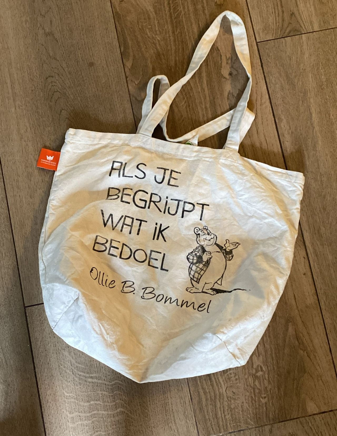 De tas waar de schorpioen meer dan twee weken in zat (foto: eigen beeld).