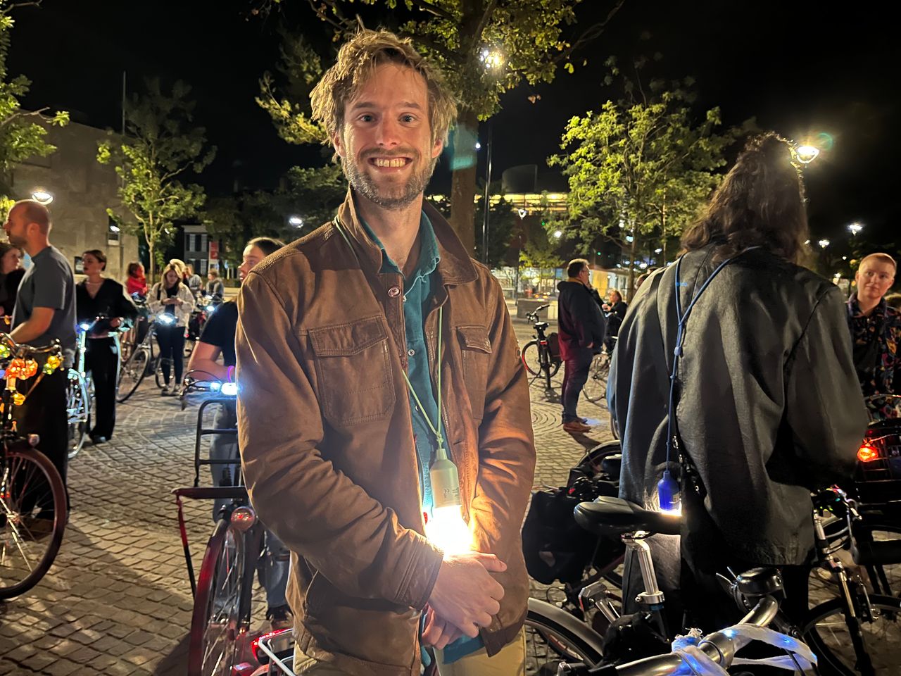 Shasco nam ook deel aan de fietstocht door Tilburg (foto: Floortje Steigenga).
