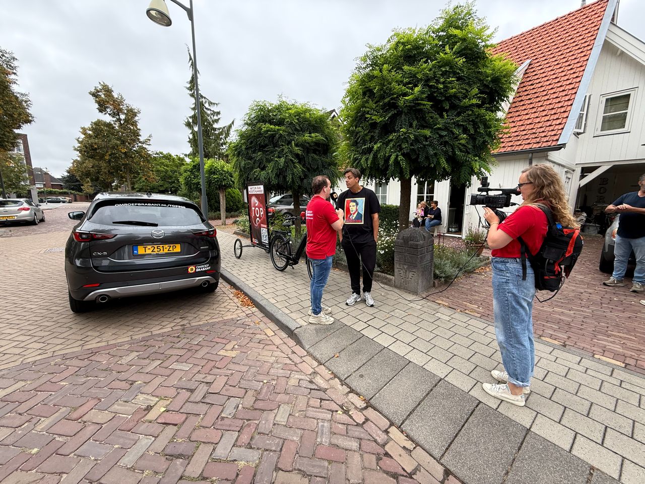 Jordy met Rob Kemps in Best (foto: Omroep Brabant).