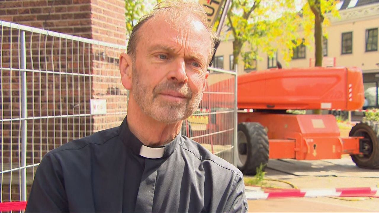 Pastoor Roland Kerssemakers is opgelucht (foto: Omroep Brabant).