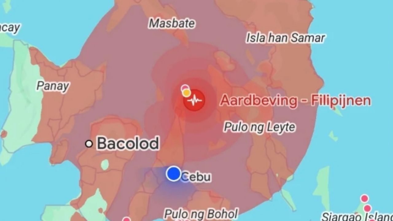 Arianna zat op minder dan 100 km van het epicentrum af (foto: Arianna Razenberg).