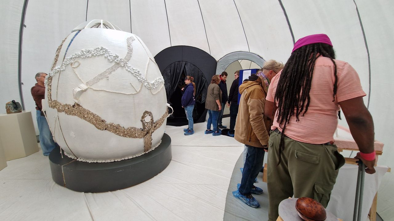 Het museum van binnen (foto: Tom Berkers).