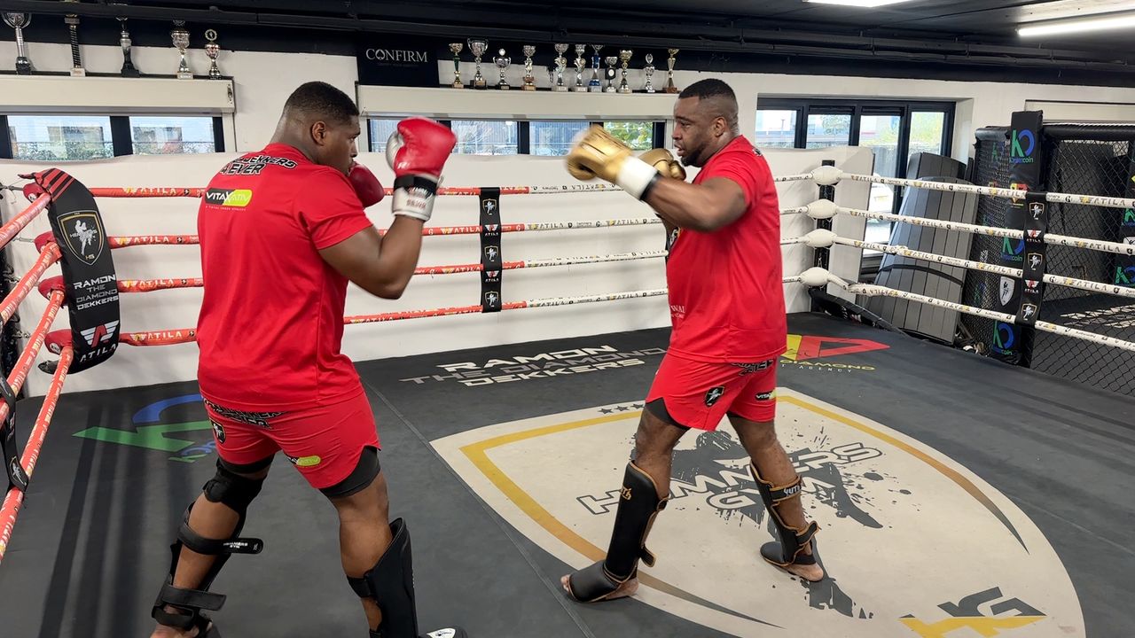 Errol Zimmerman bereidt zich voor op zijn rentree voor Glory (foto: Ronald Sträter). 