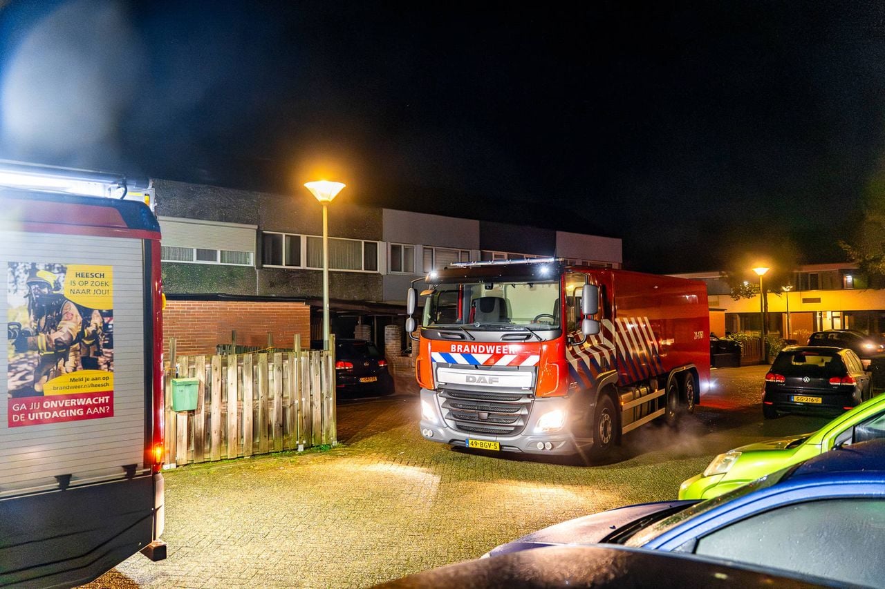 Dankzij het snelle optreden van de brandweer in Oss bleef de schade beperkt (foto: Lucas Lammers/Persbureau Heitink).
