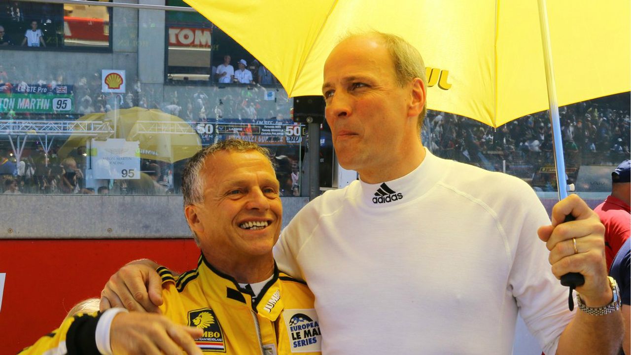 Frits van Eerd (rechts) met Jan Lammers (foto: Racing Team Nederland)
