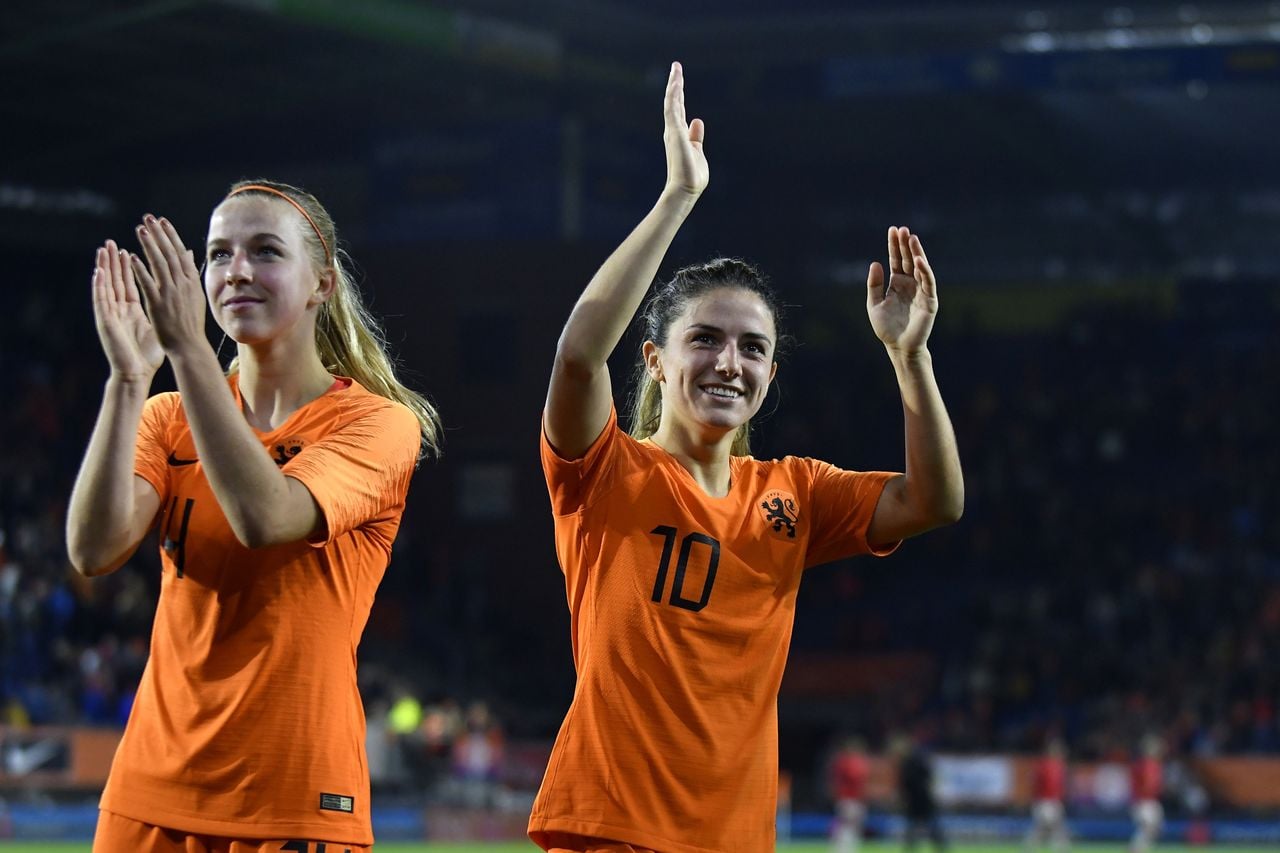 Jackie Groenen en Danielle van de Donk (foto: VI Images). 