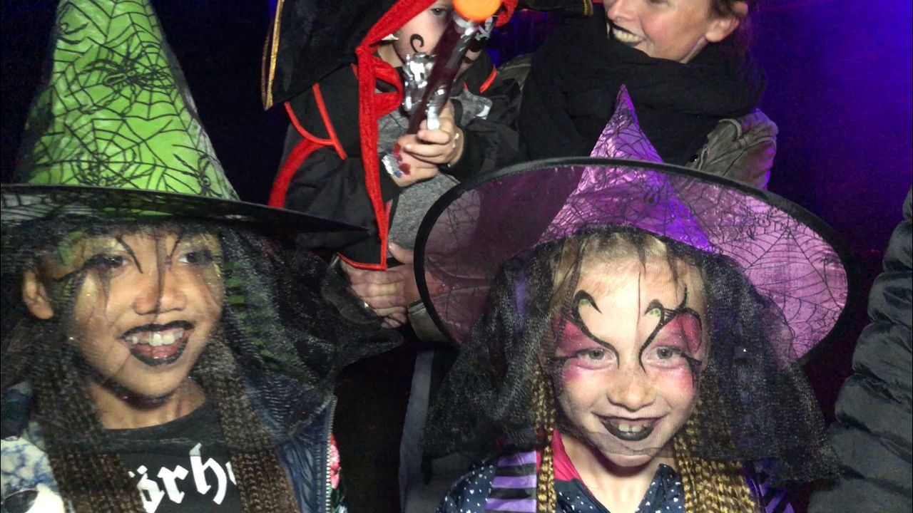 Halloween in Philipsdorp in 2018 (archieffoto: Omroep Brabant)